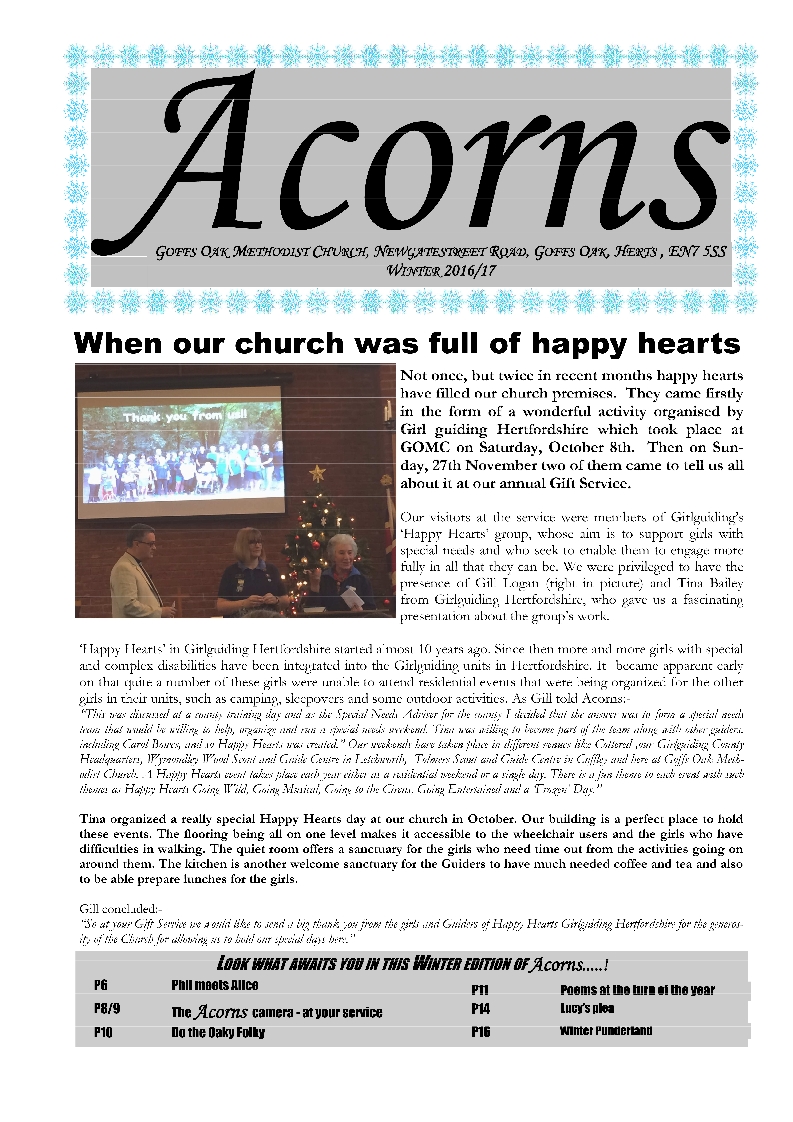 Acorns Winter 2017